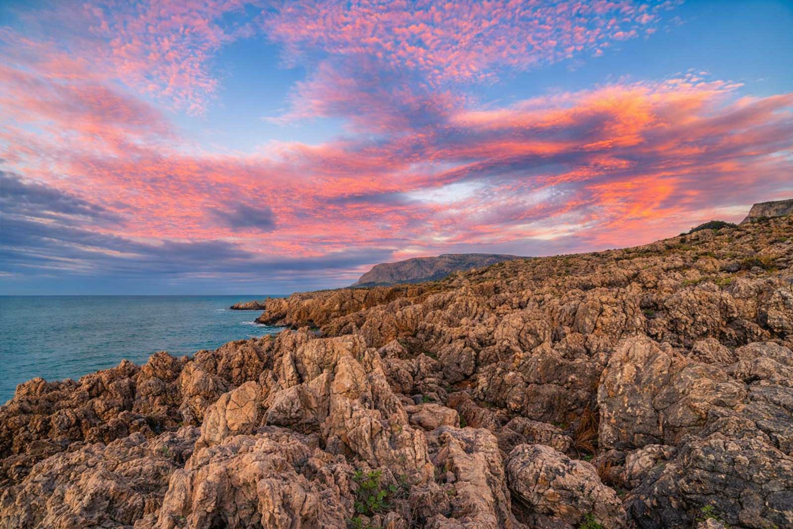 Panorama della Riserva Naturale Orientata Capo Rama